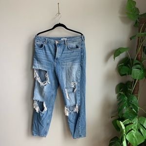 Forever 21 Distressed Jeans